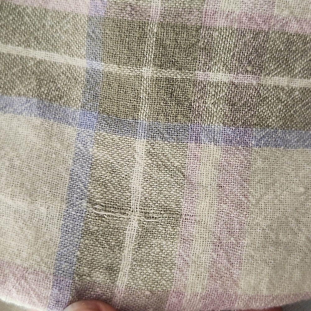 Linen Plaid Button Up - Picture 8 of 8